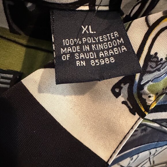 BOX OFFICE ISLAND Men's Motorcycle Theme Camp Shirt XL - Picture 7 of 10